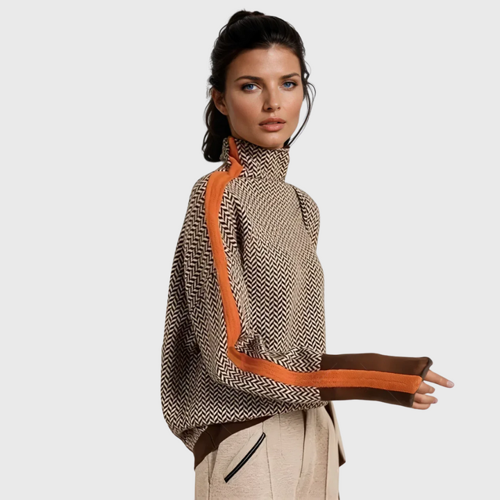 Loredana™ | Maglione a Collo Alto Elegante