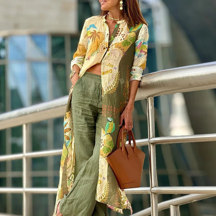 Gianna™ | Completo in Lino Elegante