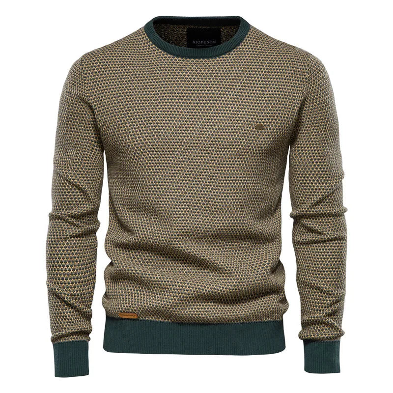 Taddeo™ | Maglione a quadri classico