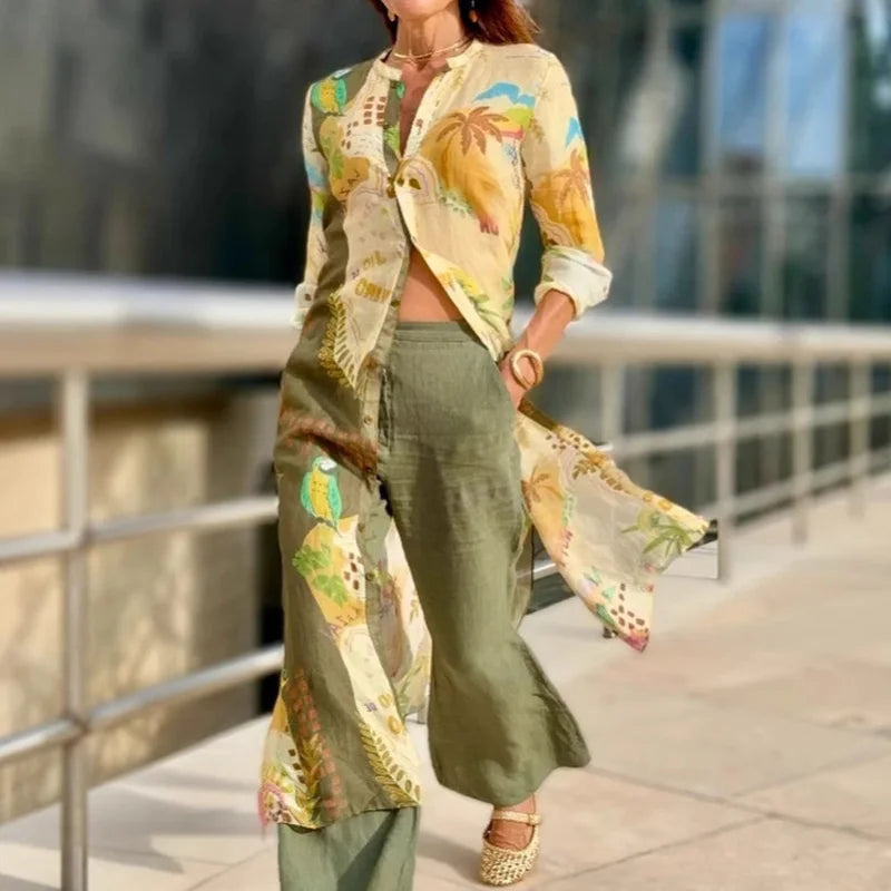 Gianna™ | Completo in Lino Elegante
