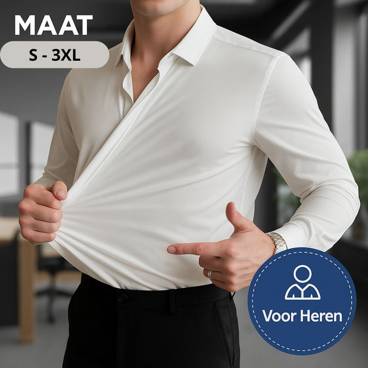 Luca™ | Camicia Elasticizzata Senza Stiro