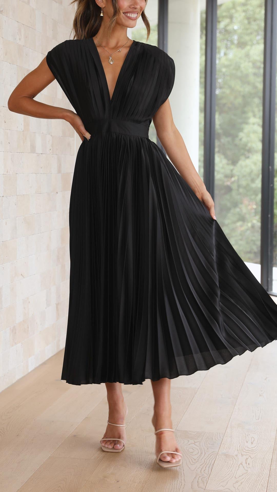 Elvira™ | Abito plissettato elegante