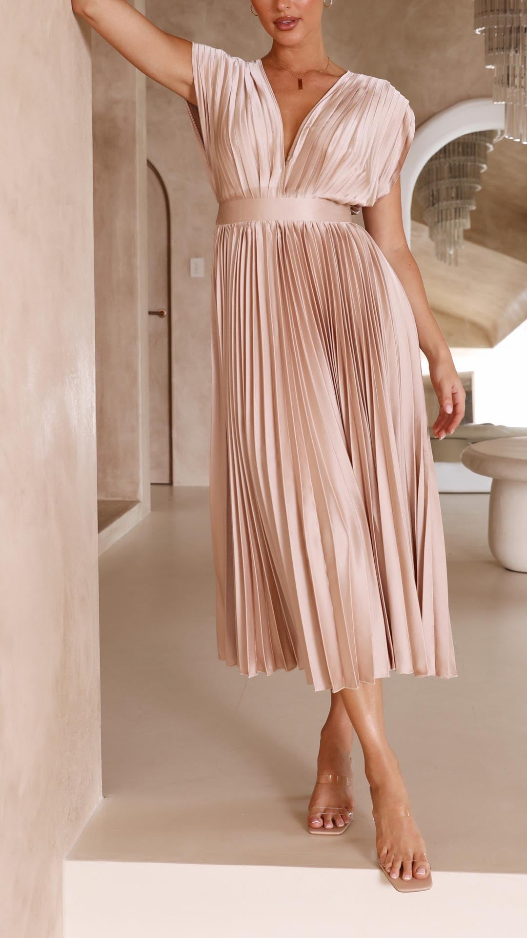 Elvira™ | Abito plissettato elegante