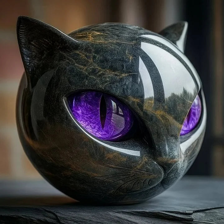 Giada™ | Scultura Artistica Testa di Gatto