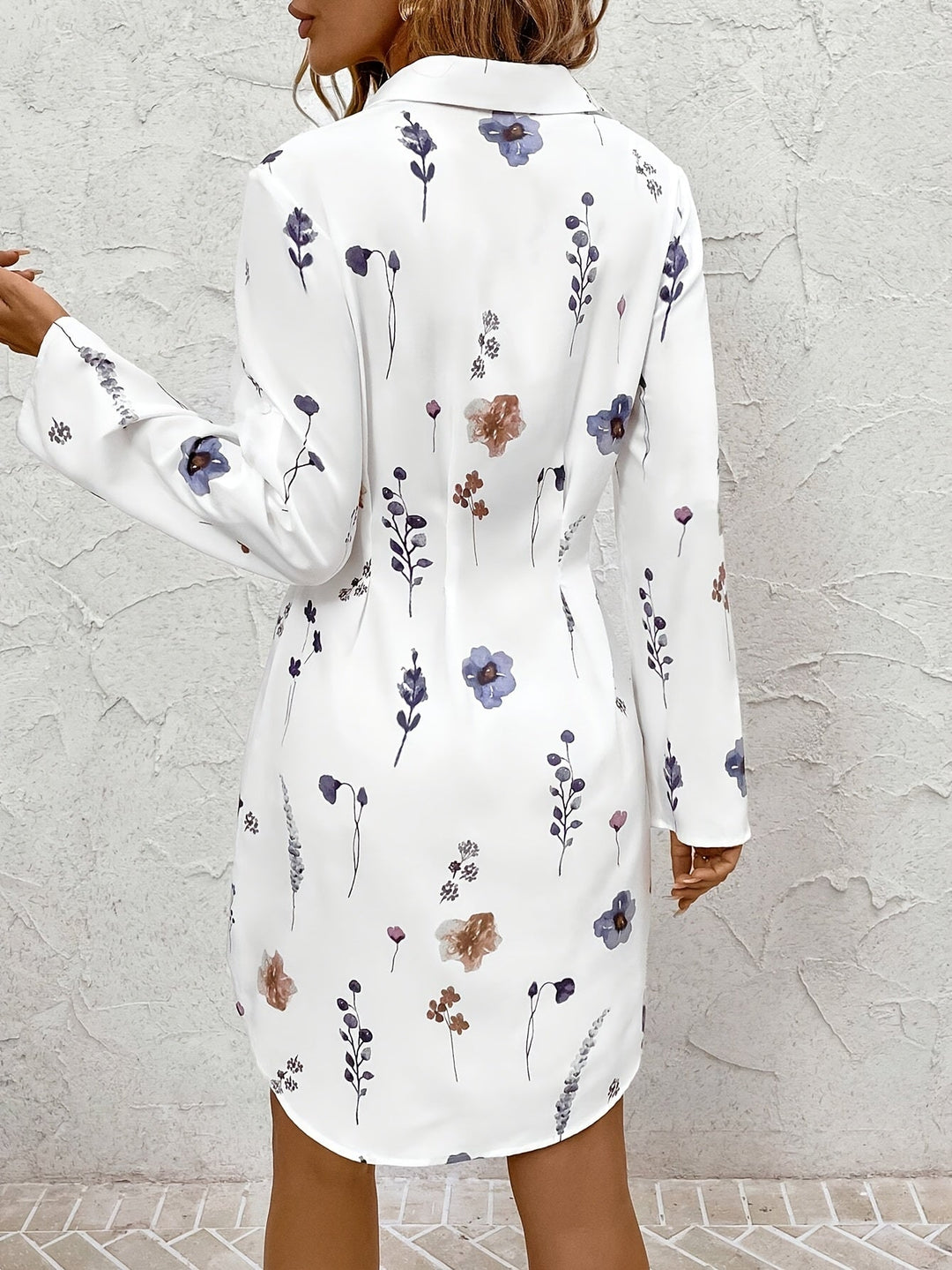 Rosalba™ | Abito Elegante con Stampa Floreale