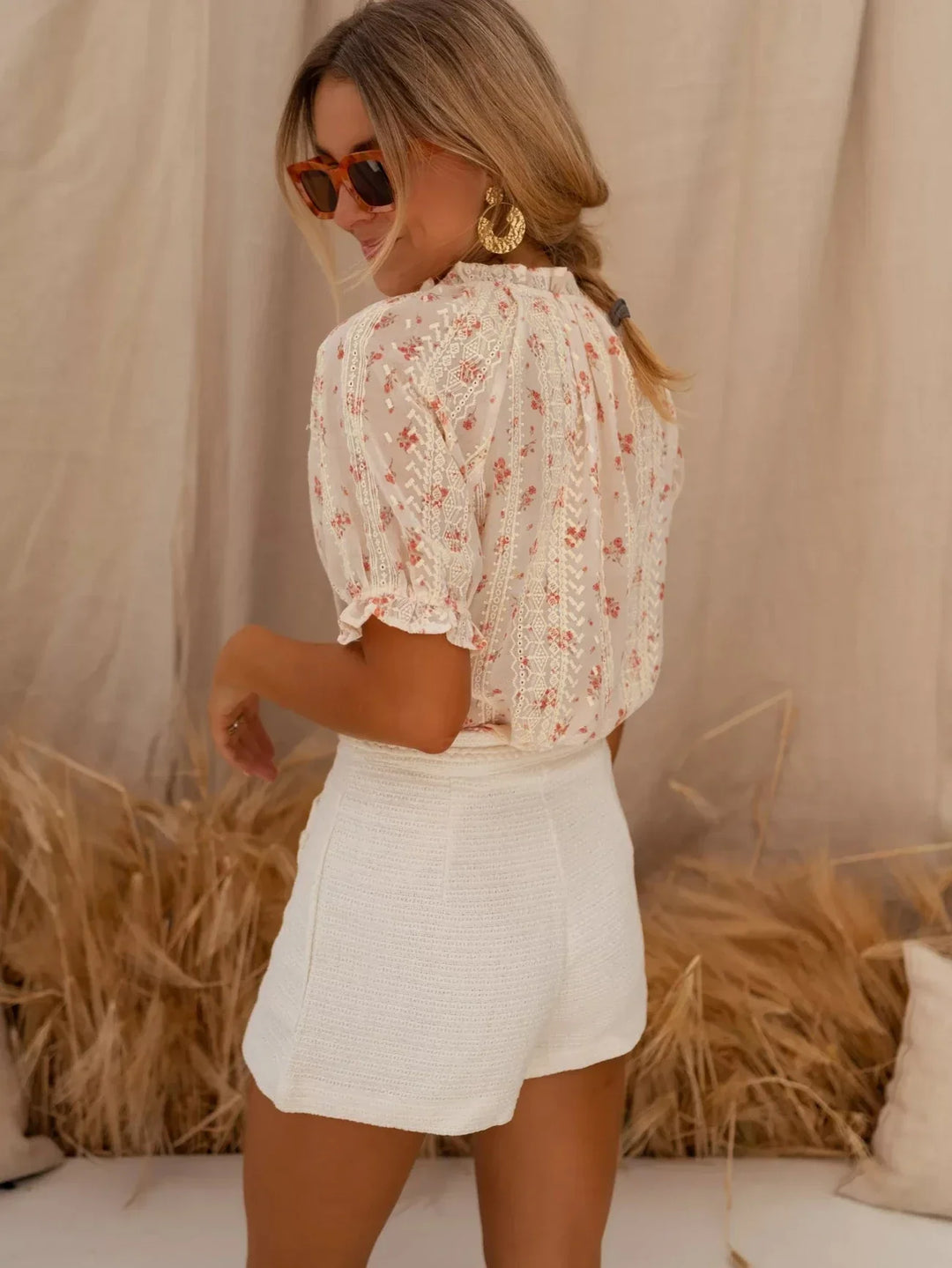 Lucia™ | Blusa Leggera con Stampa Floreale