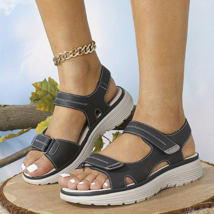 Claudia™ | Sandali Ortopedici in Pelle