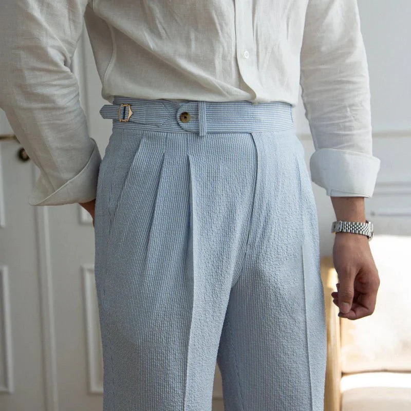 Leonardo™ | Pantalone Uomo Seersucker