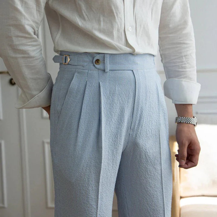 Leonardo™ | Pantalone Uomo Seersucker
