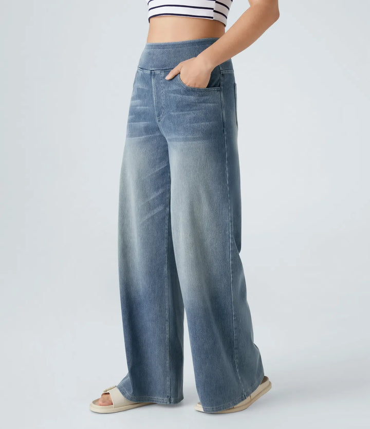 Clea™ | Pantaloni a vita alta elasticizzati