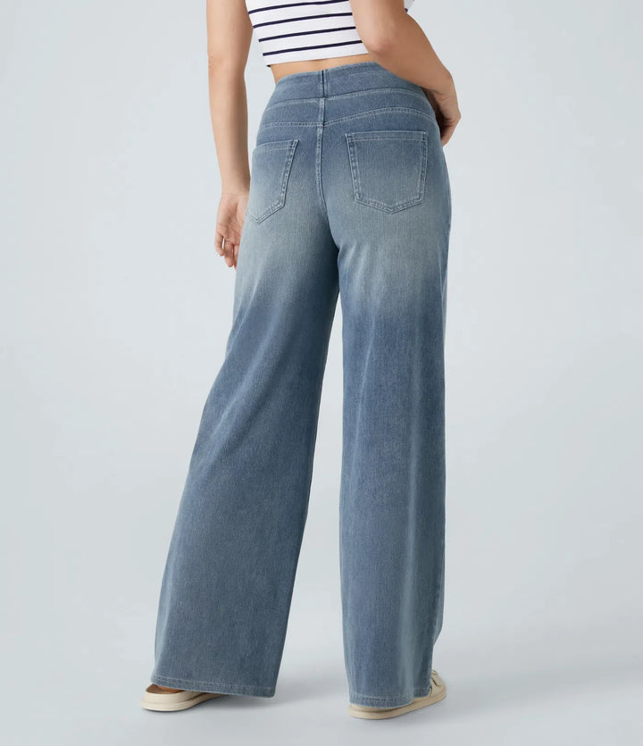 Clea™ | Pantaloni a vita alta elasticizzati