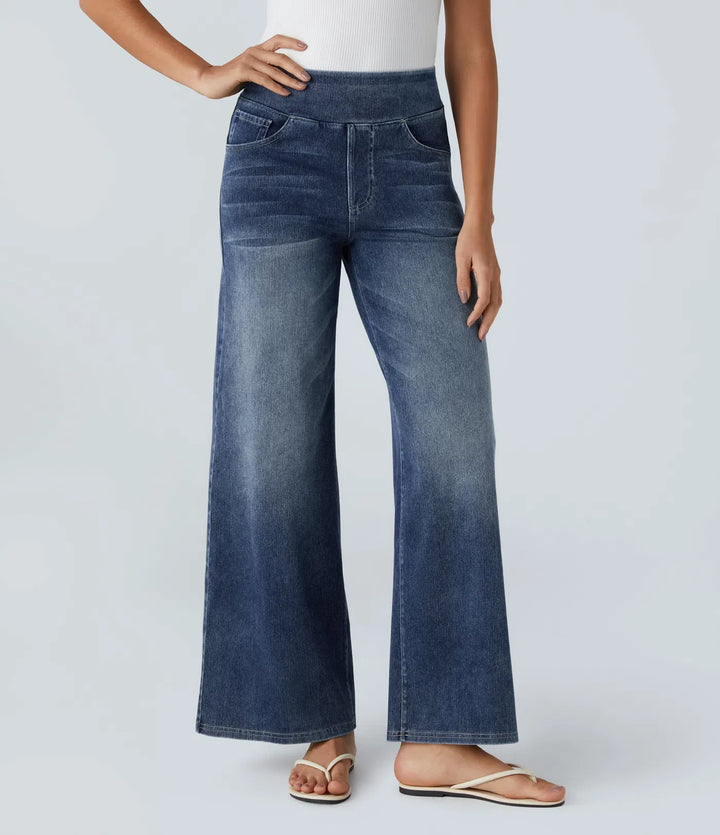 Clea™ | Pantaloni a vita alta elasticizzati