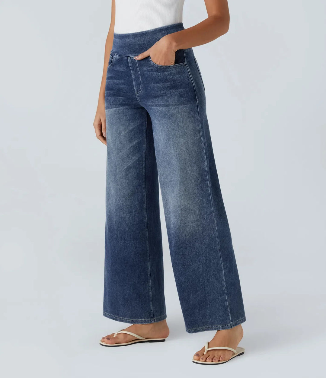 Clea™ | Pantaloni a vita alta elasticizzati