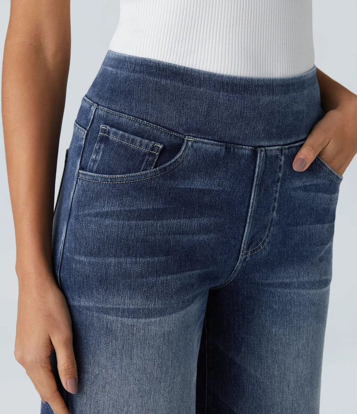 Clea™ | Pantaloni a vita alta elasticizzati
