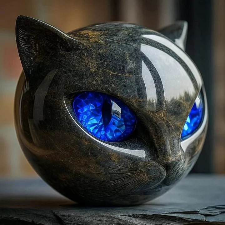 Giada™ | Scultura Artistica Testa di Gatto