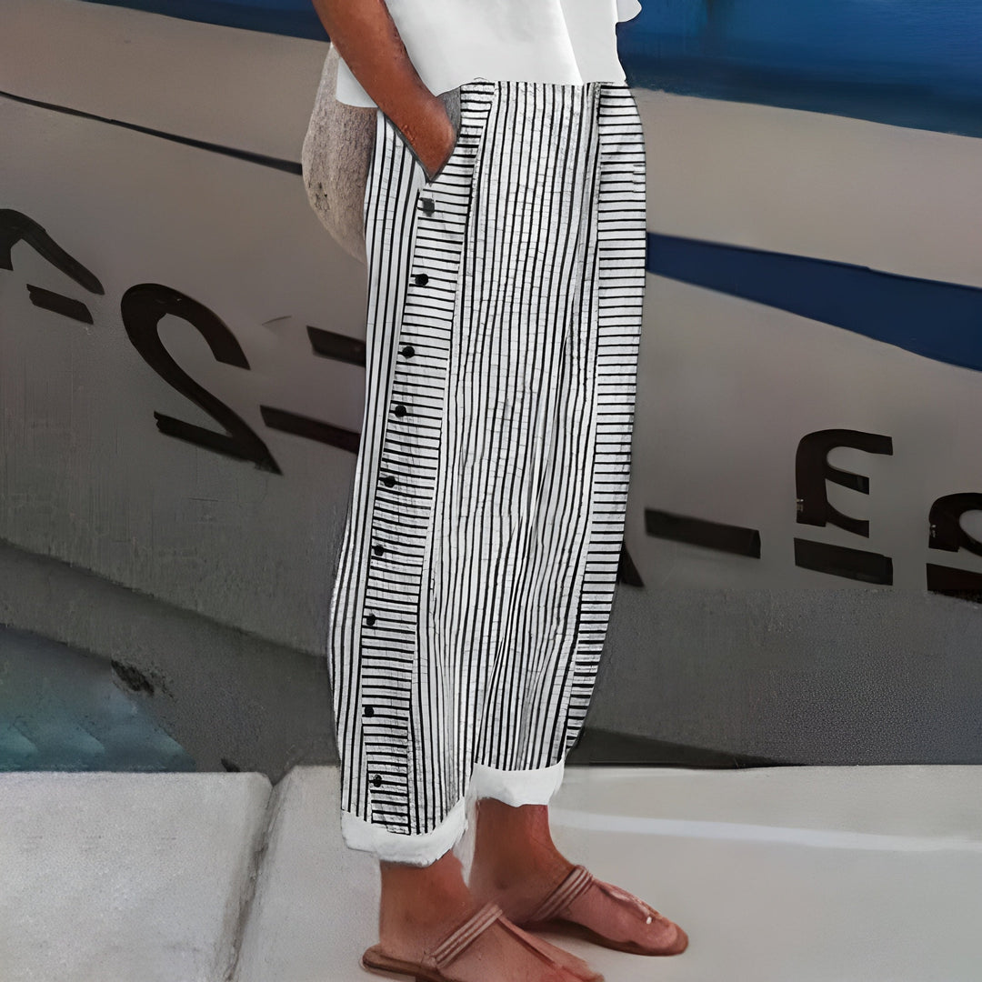 Maddalena™ | Pantaloni in Lino Leggeri