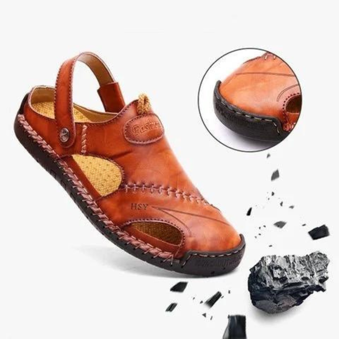 Enzo™ | Sandali Ortopedici in Pelle