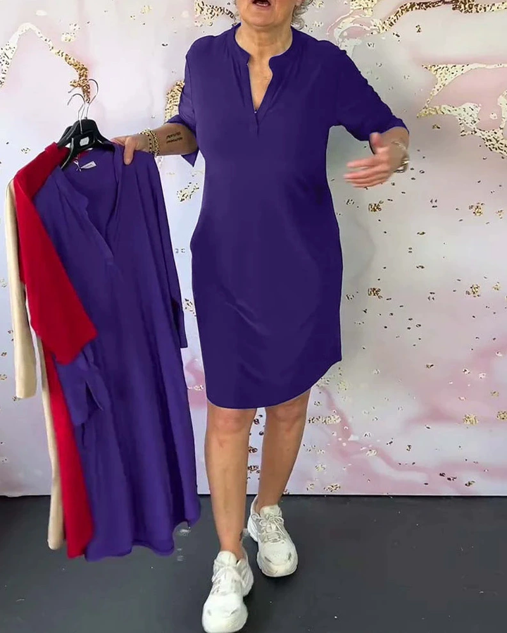 Carina™ | Abito con scollo a V