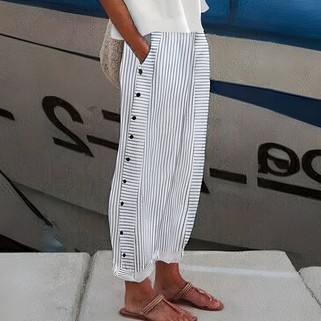 Maddalena™ | Pantaloni in Lino Leggeri
