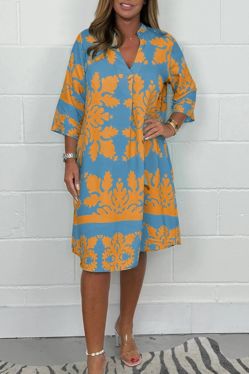 Rita™ | Abito elegante con scollo a V