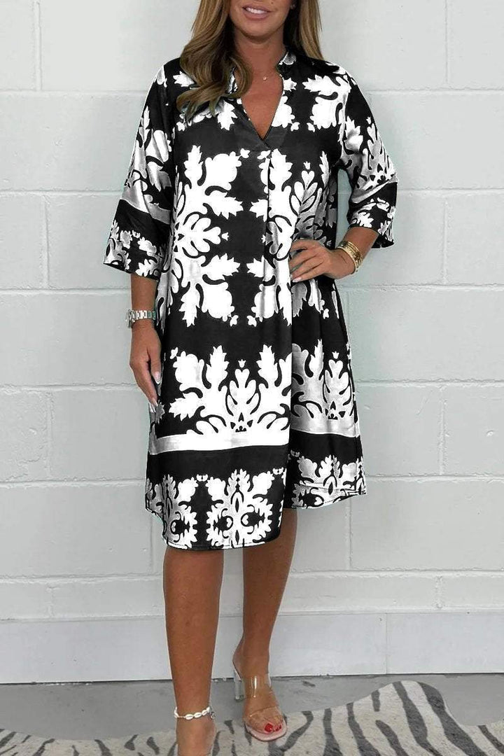 Rita™ | Abito elegante con scollo a V