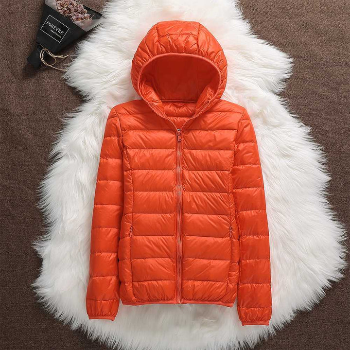 Nilda™|Giacca Impermeabile con Piume