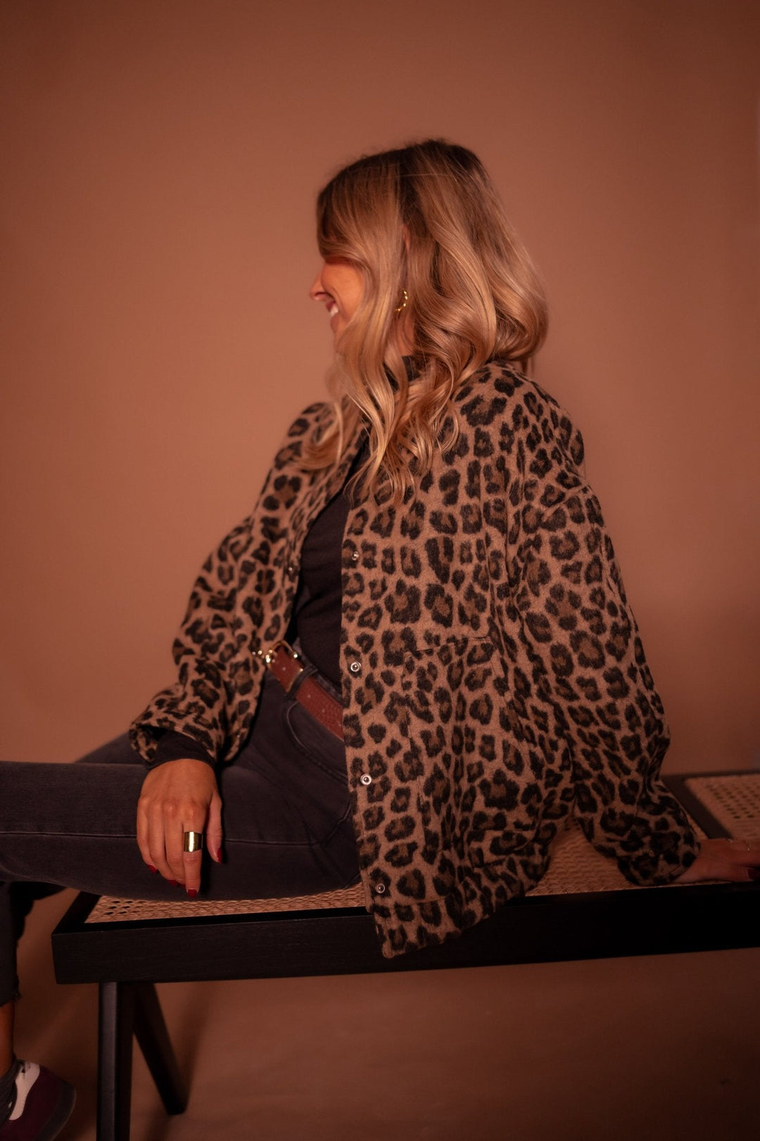 Maristella™ | Giacca trendy con stampa leopardata