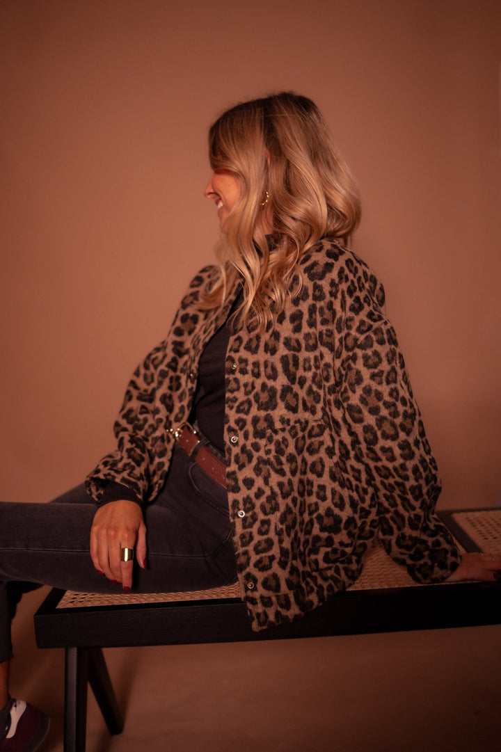 Maristella™ | Giacca trendy con stampa leopardata