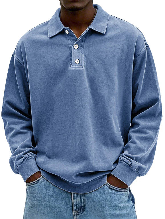 Dario™|Camicia vintage a manica lunga