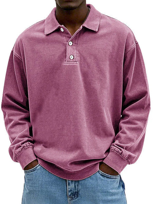 Dario™|Camicia vintage a manica lunga