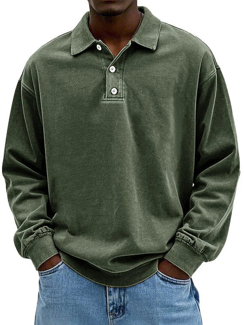 Dario™|Camicia vintage a manica lunga