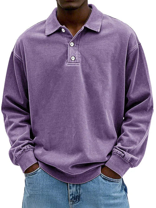 Dario™|Camicia vintage a manica lunga