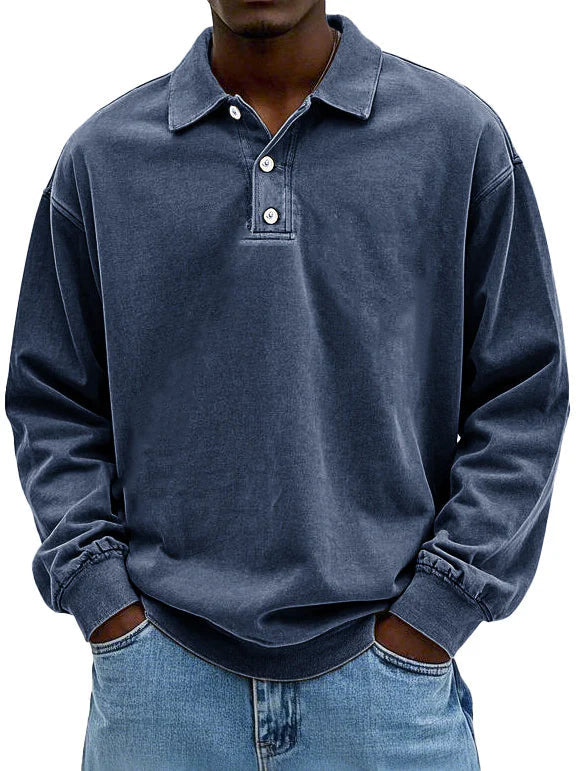 Dario™|Camicia vintage a manica lunga