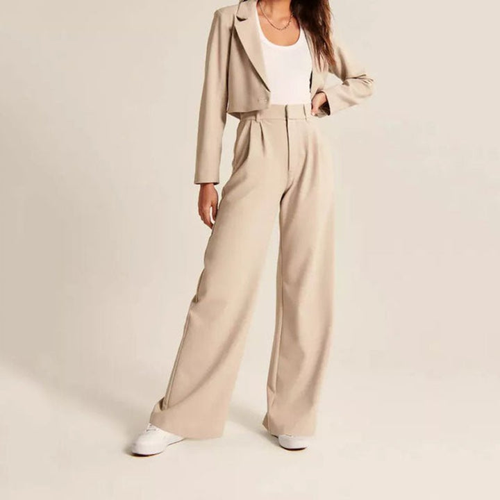 Flavia™ | Pantalone a Gamba Larga
