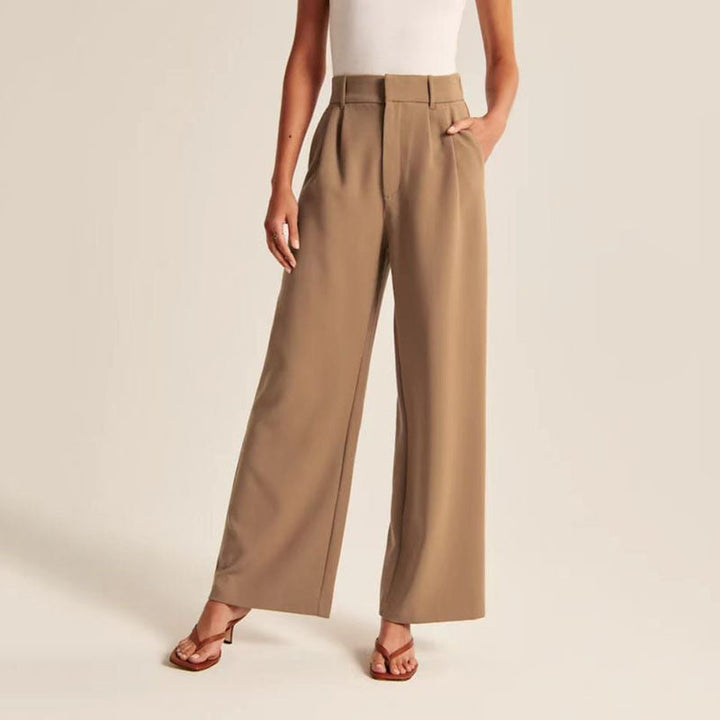 Flavia™ | Pantalone a Gamba Larga