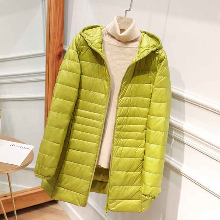 Nilda™|Giacca Impermeabile con Piume