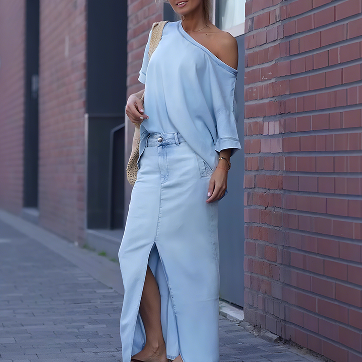 Larissa™ | Set Monospalla in Denim