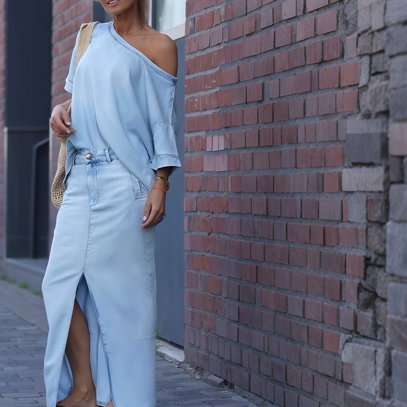 Larissa™ | Set Monospalla in Denim