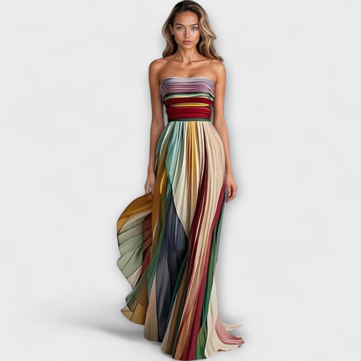 Melania™ | Abito colorato senza maniche
