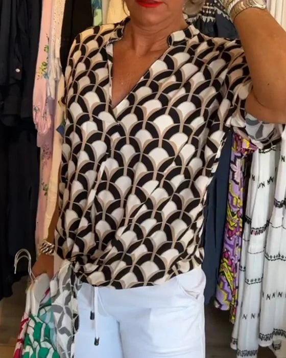 Marina™ | Blusa con Nodo Frontale